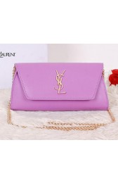 Imitation Saint Laurent Small Betty Bag Calf Leather Y7139 Purple VS09634