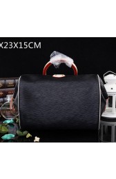 Knockoff 1:1 Louis Vuitton Epi Leather Doc PM M93246 Black VS03135