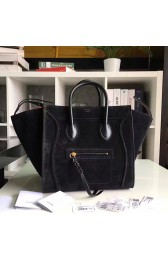 Knockoff Celine Luggage Phantom Bag Black Original Leather CL112520 VS04393
