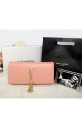 Knockoff Cheap Yves Saint Laurent Classic Monogramme Tassel Clutch Y311212 Pink VS03982