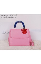 Knockoff Dior Cruise 2015 Show Top Handle Bag CD0315 Pink VS06033
