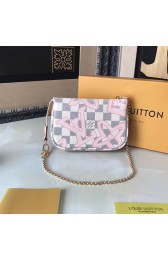 Knockoff Louis Vuitton Damier Azur Canvas Mini Pochette Accessoires N60051 VS06955