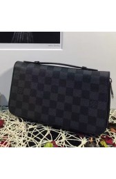 Knockoff Louis Vuitton Damier Graphite Canvas Zippy XL Wallet N41503 VS08412