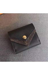Knockoff Louis Vuitton Double V Compact Wallet Noir M64419 VS08576