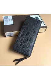 Knockoff Louis Vuitton Epi Leather Clemence Wallet Noir M60915 VS07804