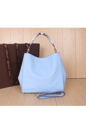 Knockoff Louis Vuitton Suede Leather Bagatelle M91671 SkyBlue VS01083
