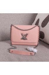 Knockoff Louis Vuitton Wave Epi Leather Twist MM M50380 Rose Ballerine VS06322