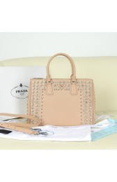 Knockoff Prada BN2274 Original Calfskin Leather with Diamond Handbag in Apricot LSS VS06920