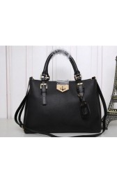 Knockoff Prada Original Leather Tote Bag BN8019 Black VS04470