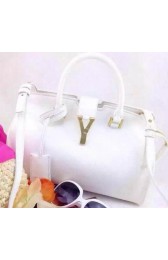 Knockoff Yves Saint Laurent Small Cabas Chyc Bag Y3011 White VS04477