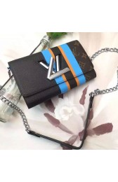 Louis Vuitton Calfskin Leather Twist Chain Wallet M62388 VS03584