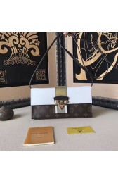 Louis Vuitton Column Clutch White M44101 VS03920