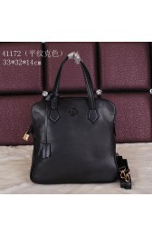 Louis Vuitton Cruise 2015 Smooth Leather Tote Bag M41172 Black VS03467