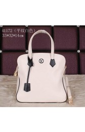 Louis Vuitton Cruise 2015 Smooth Leather Tote Bag M41172 White VS06377