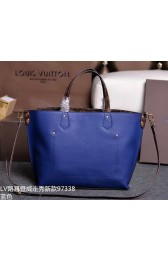 Louis Vuitton Cruise 2015 Tote Bag M97338 Blue VS00343