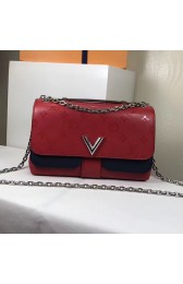 Louis Vuitton Cuir Plume and Cuir Ecume Very Chain Bag Red M42899 VS06397