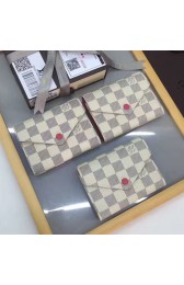 Louis Vuitton Damier Azur Canvas Victorine Wallet Fuchsia N41659 VS09291