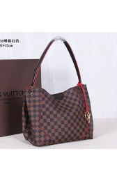 Louis Vuitton Damier Ebene CAISSA HOBO Bag N41555 Cherry VS09306