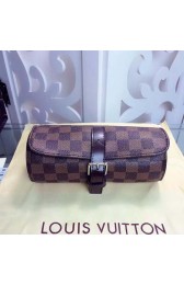 Louis Vuitton Damier Ebene Canvas 3 WATCH CASE N41137 VS02975