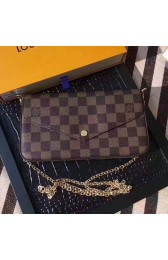 Louis Vuitton Damier Ebene Canvas Pochette Felicie N63032 VS07823