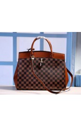Louis Vuitton Damier Ebene Canvas Tote Bag N42355 Wheat VS05528