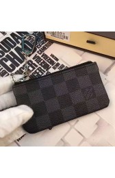 Louis Vuitton Damier Graphite Canvas Key Pouch M62650 VS00508