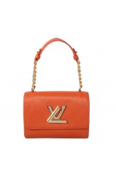 Louis Vuitton EPI Leather Chain Louise Shoulder Bag M48618 Orange VS07329