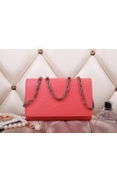 Louis Vuitton Epi Leather Chaine Wallet M90087 Light Red VS01786