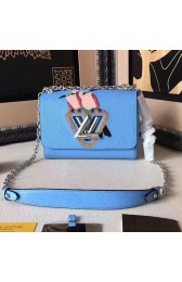 Louis Vuitton Epi Leather Early Bird Twist MM M41865 Blue VS09197