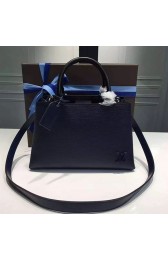 Louis Vuitton Epi Leather Kleber MM Indigo M51323 VS09169