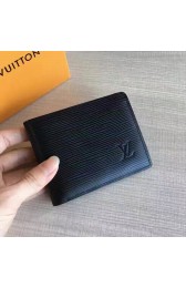 Louis Vuitton Epi Leather Multiple Wallet Noir M60628 VS00588