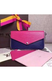 Louis Vuitton Epi Leather Pochette Felicie M61753 Hot Pink VS09583