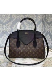 Louis Vuitton Florine Bag M42269 in Monogram Canvas & Black Calfskin VS06789