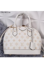 Louis Vuitton Litchi Leather Alma Bag M94120 White VS02915
