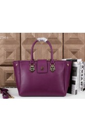 Louis Vuitton Lock Me MM Tote Bag M48966 Purple VS08648