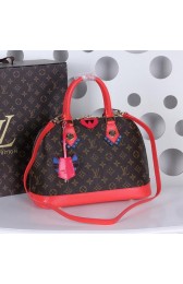 Louis Vuitton Monogram Canvas ALMA PM TOTEM M41661 Red VS03682