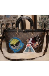 Louis Vuitton Monogram Canvas Cindy Sherman Tote Bag M46631 Black VS09375