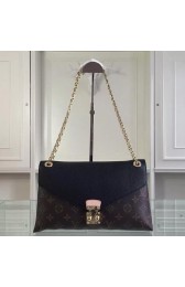 Louis Vuitton Monogram Canvas PALLAS CHAIN M41246 Black VS08343
