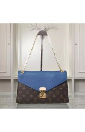 Louis Vuitton Monogram Canvas PALLAS CHAIN M41246 Blue VS00859
