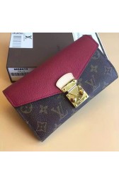 Louis Vuitton Monogram Canvas Pallas Wallet Burgundy M41948 VS00418