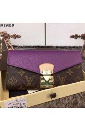 Louis Vuitton Monogram Canvas PALLAS WALLET M58414 Purple VS09237