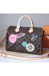 Louis Vuitton Monogram Canvas Speedy Bandouliere 30 World Tour M43231 VS09106