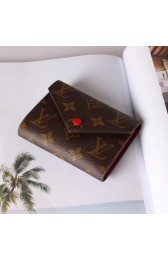 Louis Vuitton Monogram Canvas Victorine Wallet Red M41938 VS08010