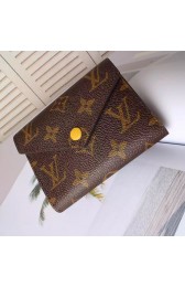 Louis Vuitton Monogram Canvas Victorine Wallet Yellow M41938 VS01485