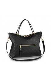 Louis Vuitton Monogram Empreinte Bastille MM Tote Bag M41168 Black VS03921