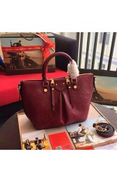 Louis Vuitton Monogram Empreinte Mazarine PM Burgundy M50639 VS01448