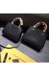 Louis Vuitton Monogram Empreinte Montaigne BB Noir M41053 VS03262