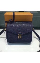 Louis Vuitton Monogram Empreinte Pochette Metis Blue M40780 VS04336