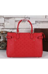 Louis Vuitton Monogram Empreinte Tote Bag M48816 Red VS06030
