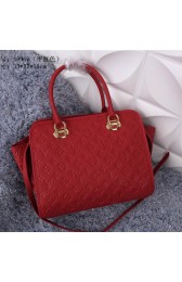 Louis Vuitton Monogram Empreinte Tote Bag M48960 Maroon VS07599